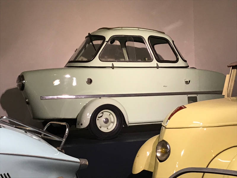 1955 Inter Cabin Scooter. This was France’s answer to the Messerschmitt microcar.